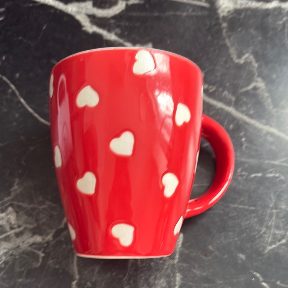 Red Heart Mug